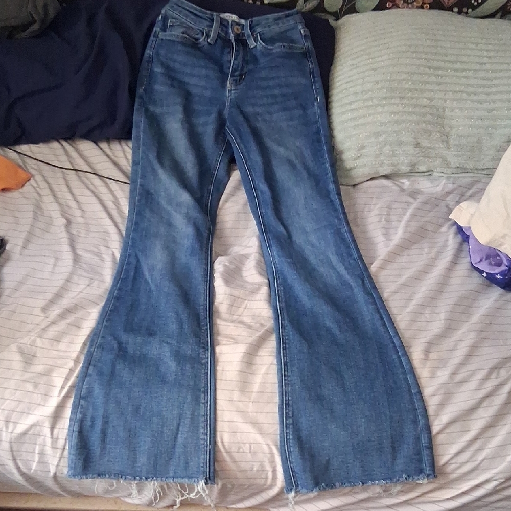 Classic Blue Wide Leg Jeans